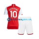 Camiseta de Fútbol Arsenal Smith Rowe 10 2023-2024 Primera Equipación Manga Corta Niño