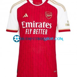 Camiseta de Fútbol Arsenal Smith Rowe 10 2023-2024 Primera Equipación Manga Corta Niño