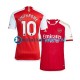 Camiseta de Fútbol Arsenal Smith Rowe 10 2023-2024 Primera Equipación Manga Corta Hombre