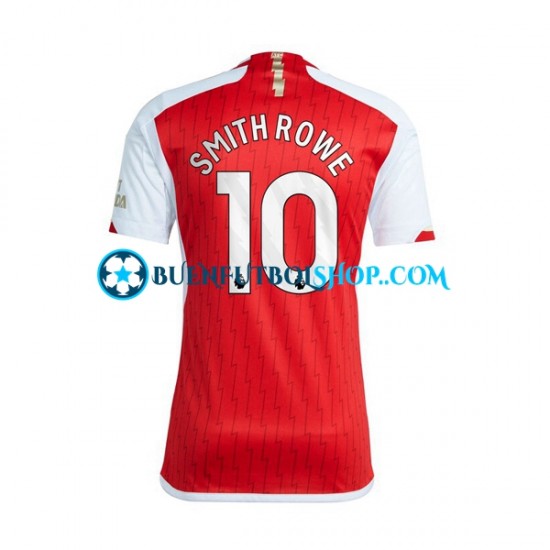 Camiseta de Fútbol Arsenal Smith Rowe 10 2023-2024 Primera Equipación Manga Corta Hombre