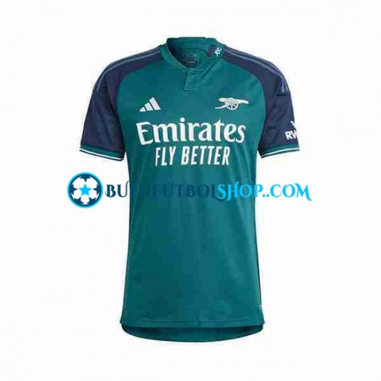 Camiseta de Fútbol Arsenal 2023-2024 Tercera Equipación Manga Corta Hombre