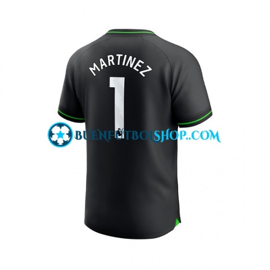 Camiseta de Fútbol Aston Villa Portero Emiliano Martinez 1 2023-2024 Primera Equipación Manga Corta Hombre