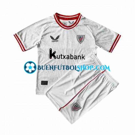 Camiseta de Fútbol Athletic Bilbao 2023-2024 Segunda Equipación Manga Corta Niño