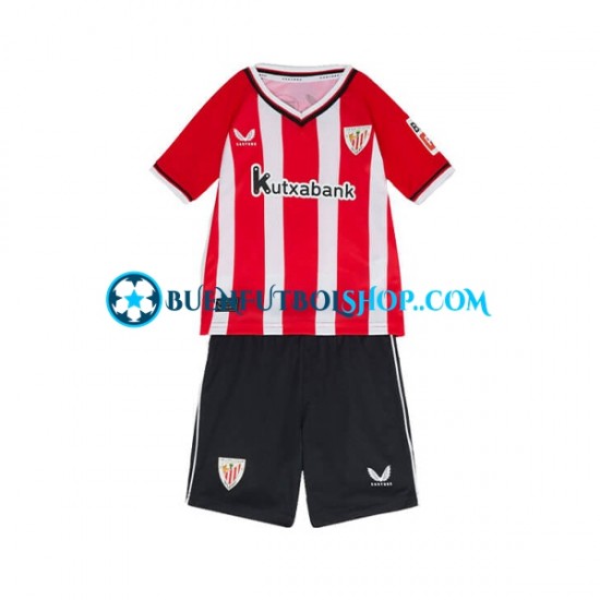 Camiseta de Fútbol Athletic Bilbao 2023-2024 Primera Equipación Manga Corta Niño