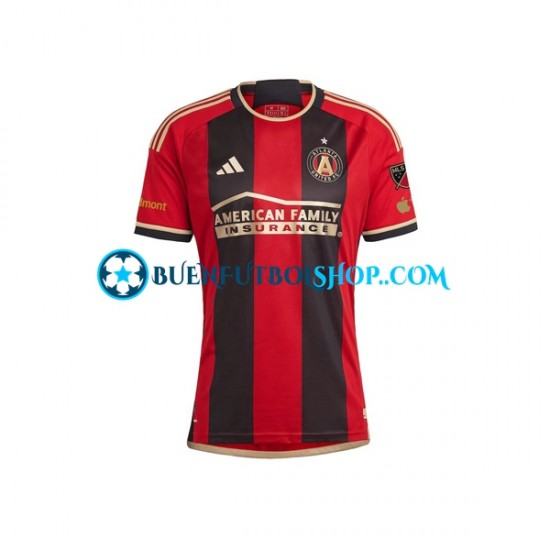 Camiseta de Fútbol Atlanta United 2023-2024 Primera Equipación Manga Corta Hombre