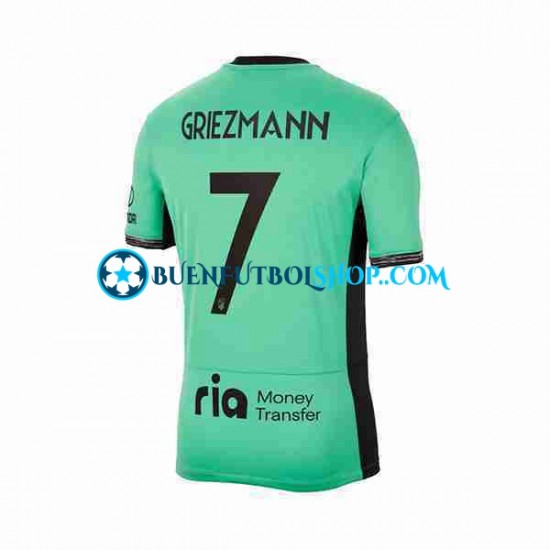 Camiseta de Fútbol Atlético Madrid Antoine Griezmann 7 2023-2024 Tercera Equipación Manga Corta Hombre