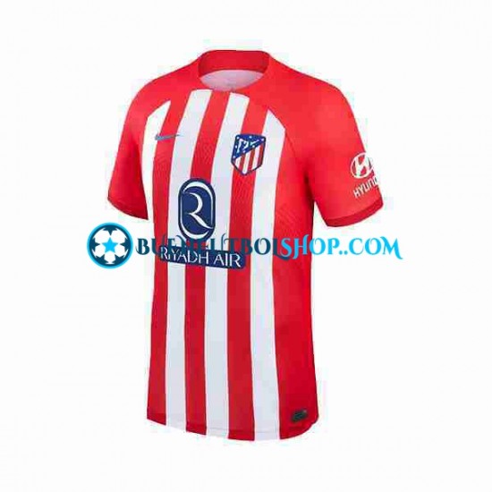 Camiseta de Fútbol Atlético Madrid 2023-2024 Primera Equipación Manga Corta Hombre