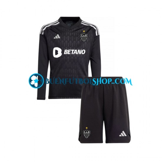 Camiseta de Fútbol Atletico Mineiro Portero 2023 Primera Equipación Manga Larga Niño