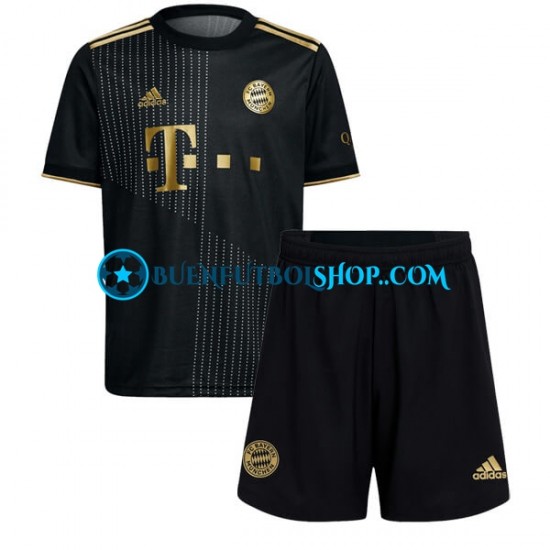 Camiseta de Fútbol Bayern de Múnich 2021-2022 Segunda Equipación Manga Corta Niño