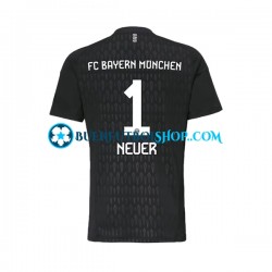 Camiseta de Fútbol Bayern de Múnich Portero Manuel Neuer 1 2023-2024 Primera Equipación Manga Corta Hombre