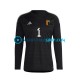 Camiseta de Fútbol Bélgica Portero Courtois 1 2022 Segunda Equipación Manga Larga Hombre