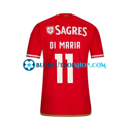 Camiseta de Fútbol Benfica Di Maria 11 2023-2024 Primera Equipación Manga Corta Hombre