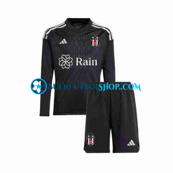 Camiseta de Fútbol Besiktas Portero 2023-2024 Primera Equipación Manga Larga Niño