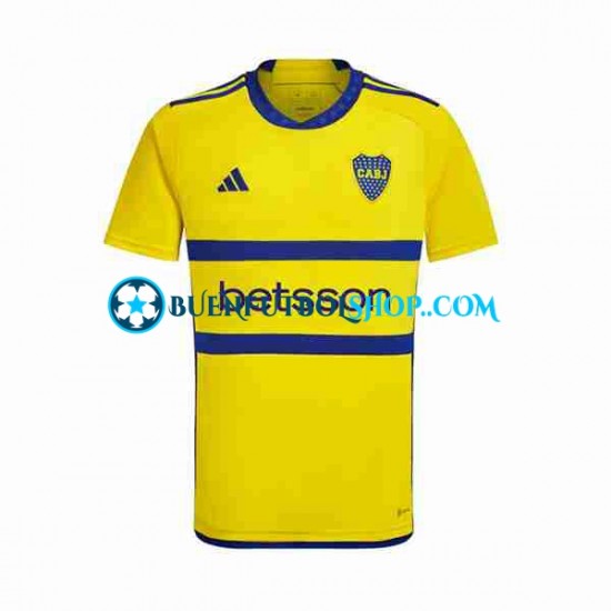 Camiseta de Fútbol Boca Juniors 2023-2024 Segunda Equipación Manga Corta Hombre