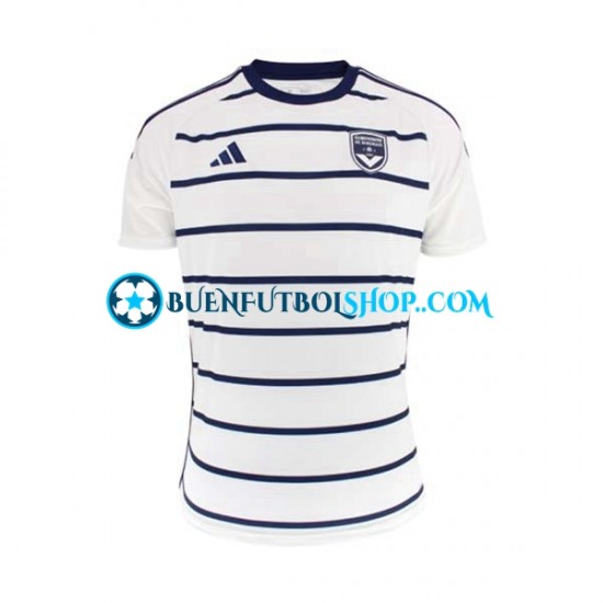 Camiseta de Fútbol Bordeaux 2023-2024 Segunda Equipación Manga Corta Hombre