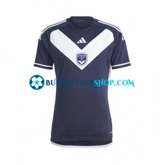 Camiseta de Fútbol Bordeaux 2023-2024 Primera Equipación Manga Corta Hombre