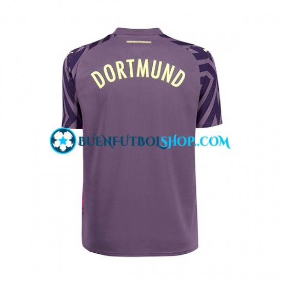 Camiseta de Fútbol Borussia Dortmund Portero 2023-2024 Primera Equipación Manga Corta Hombre