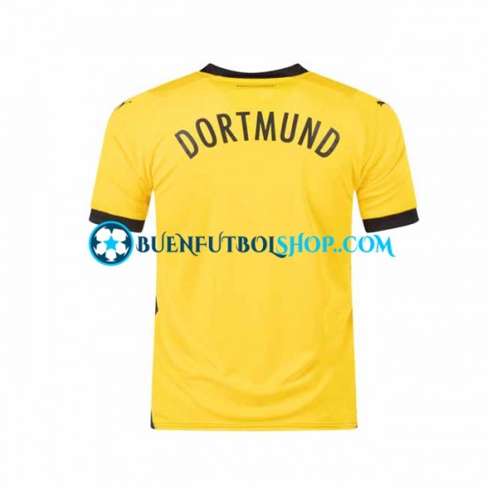 Camiseta de Fútbol Borussia Dortmund 2023-2024 Primera Equipación Manga Corta Hombre