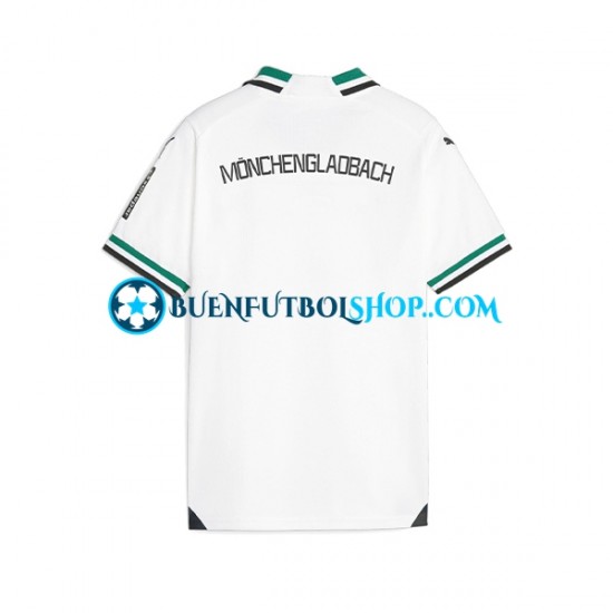 Camiseta de Fútbol Borussia Mönchengladbach 2023-2024 Primera Equipación Manga Corta Hombre