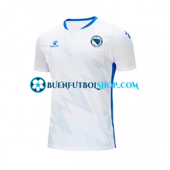 Camiseta de Fútbol Bosnia y Herzegovina 2023 Segunda Equipación Manga Corta Hombre