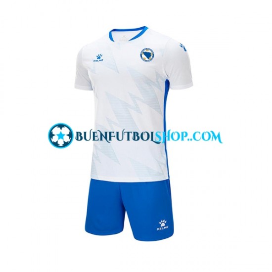 Camiseta de Fútbol Bosnia y Herzegovina 2023 Segunda Equipación Manga Corta Niño