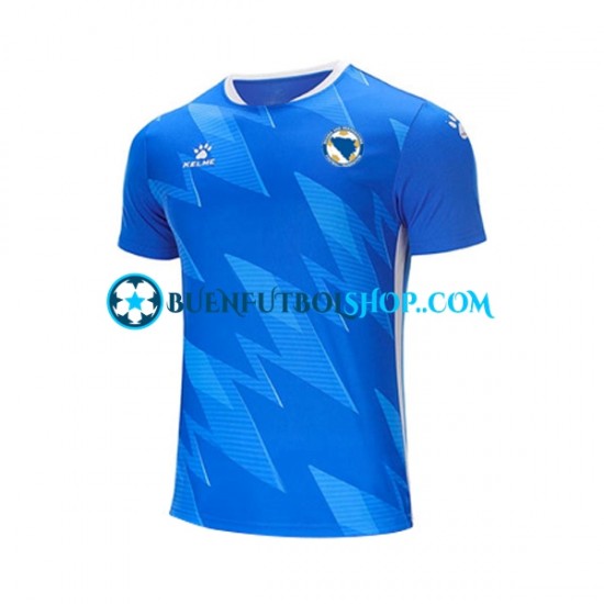 Camiseta de Fútbol Bosnia y Herzegovina 2023 Primera Equipación Manga Corta Hombre