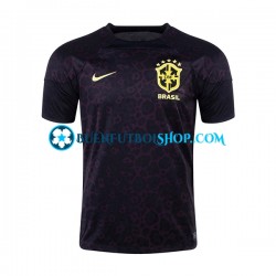 Camiseta de Fútbol Brasil Portero World Cup 2022 Primera Equipación Manga Corta Hombre Camiseta de Fútbol Brasil Portero World Cup 2022 Primera Equipación Manga Corta Hombre