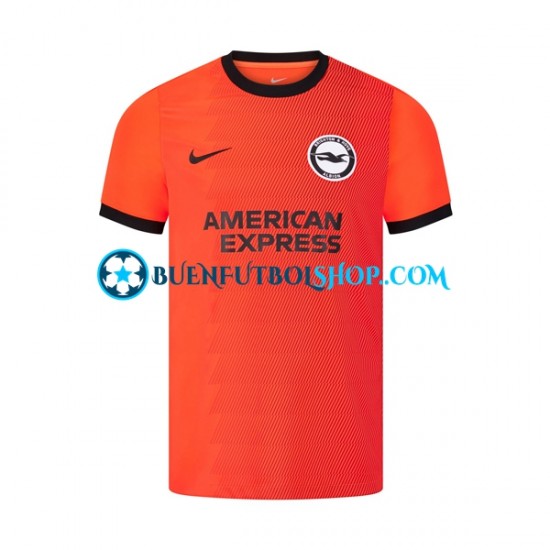 Camiseta de Fútbol Brighton Hove Albion 2022-2023 Segunda Equipación Manga Corta Hombre