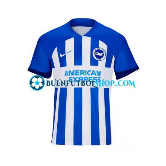 Camiseta de Fútbol Brighton Hove Albion 2023-2024 Primera Equipación Manga Corta Hombre