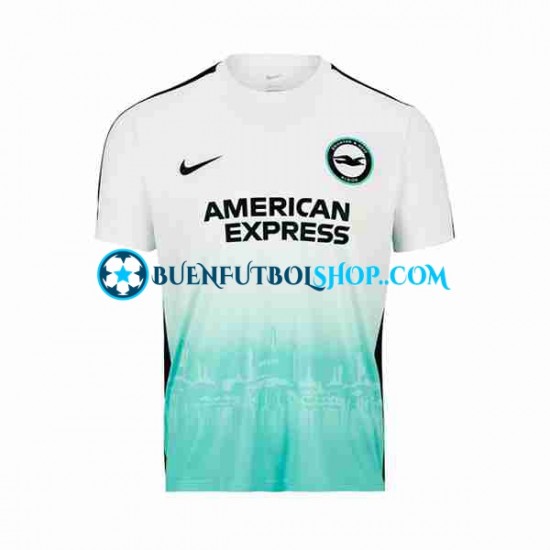 Camiseta de Fútbol Brighton Hove Albion 2023-2024 Tercera Equipación Manga Corta Hombre