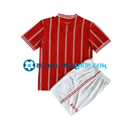 Camiseta de Fútbol Bristol City 2023-2024 Primera Equipación Manga Corta Niño