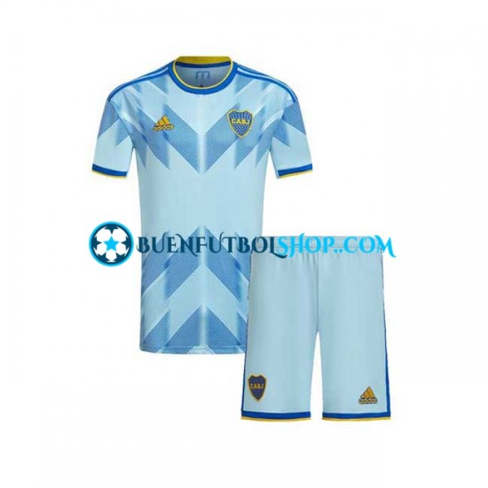 Camiseta de Fútbol CA Boca Juniors 2023-2024 Tercera Equipación Manga Corta Niño