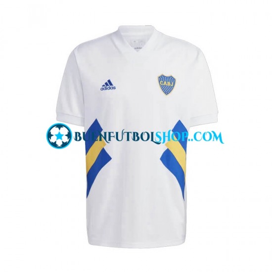 Camiseta de Fútbol CA Boca Juniors Icon Retro 2022-2023 Primera Equipación Manga Corta Hombre