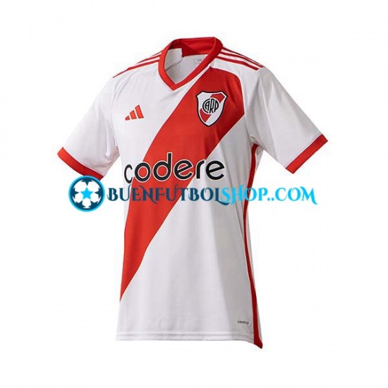 Camiseta de Fútbol CA River Plate 2023-2024 Primera Equipación Manga Corta Hombre