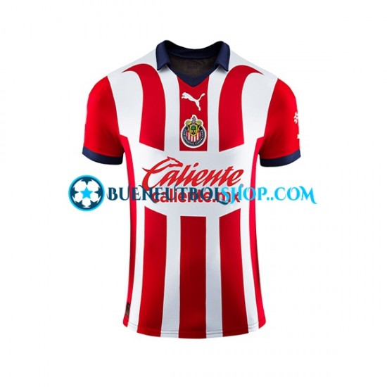 Camiseta de Fútbol CD Guadalajara 2023-2024 Primera Equipación Manga Corta Hombre