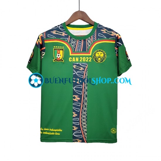 Camiseta de Fútbol Camerún Special 2022 Segunda Equipación Manga Corta Hombre