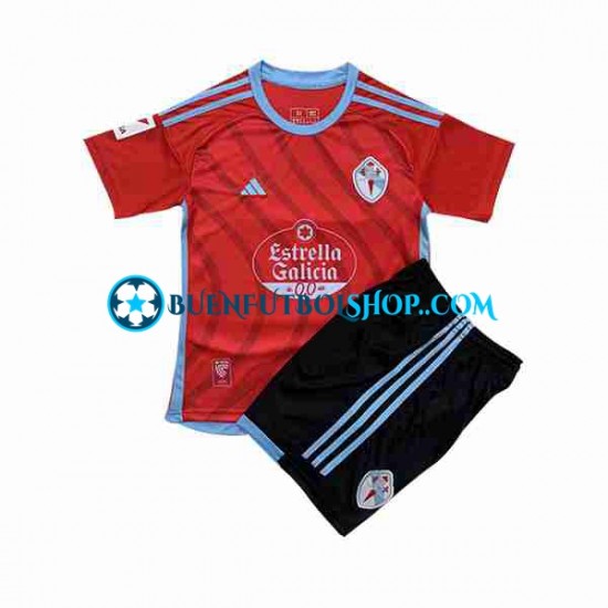 Camiseta de Fútbol Celta de Vigo 2023-2024 Segunda Equipación Manga Corta Niño