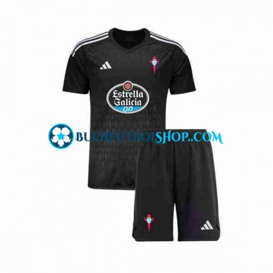 Camiseta de Fútbol Celta de Vigo Portero 2023-2024 Segunda Equipación Manga Corta Niño