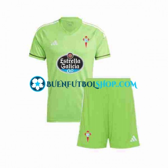 Camiseta de Fútbol Celta de Vigo Portero 2023-2024 Primera Equipación Manga Corta Niño