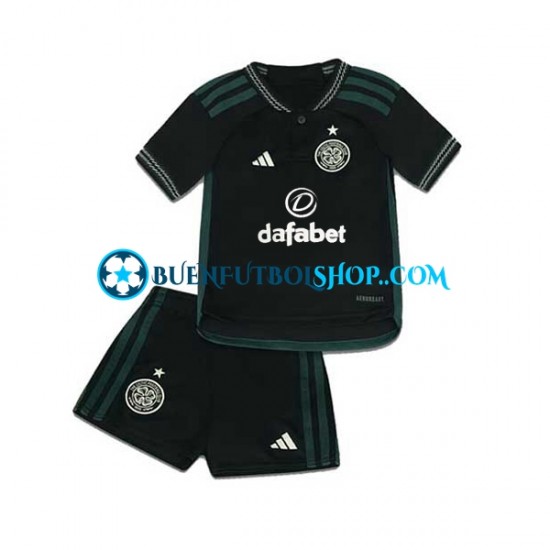 Camiseta de Fútbol Celtic 2023-2024 Segunda Equipación Manga Corta Niño