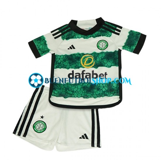 Camiseta de Fútbol Celtic 2023-2024 Primera Equipación Manga Corta Niño