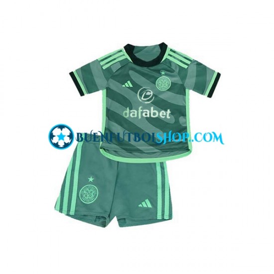 Camiseta de Fútbol Celtic 2023-2024 Tercera Equipación Manga Corta Niño