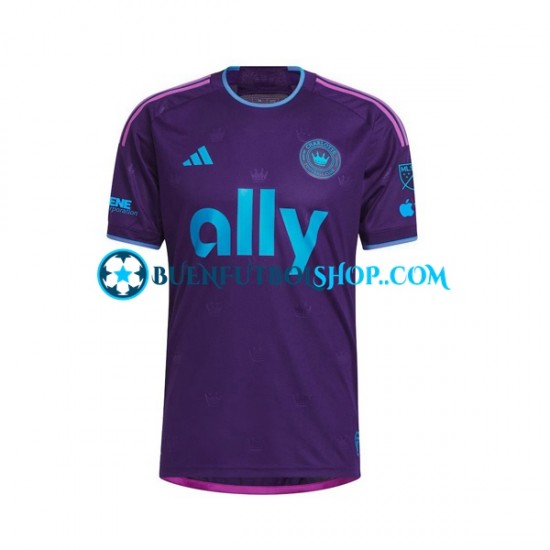 Camiseta de Fútbol Charlotte FC 2023-2024 Segunda Equipación Manga Corta Hombre