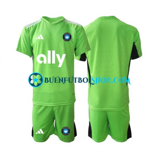 Camiseta de Fútbol Charlotte FC Portero 2023-2024 Primera Equipación Manga Corta Niño