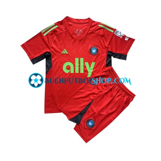 Camiseta de Fútbol Charlotte FC Portero 2023 Tercera Equipación Manga Corta Niño