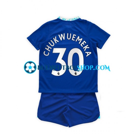 Camiseta de Fútbol Chelsea Chukwuemeka 30 2022-2023 Primera Equipación Manga Corta Niño