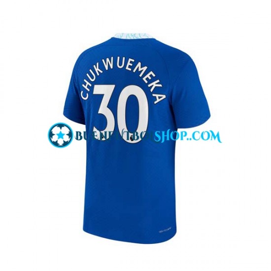 Camiseta de Fútbol Chelsea Chukwuemeka 30 2022-2023 Primera Equipación Manga Corta Hombre