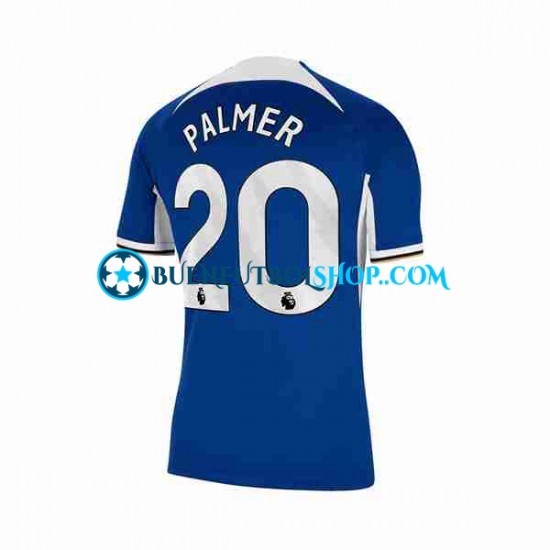 Camiseta de Fútbol Chelsea Cole Palmer 20 2023-2024 Primera Equipación Manga Corta Hombre