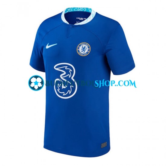 Camiseta de Fútbol Chelsea 2022-2023 Primera Equipación Manga Corta Hombre