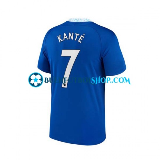 Camiseta de Fútbol Chelsea Kante 7 2022-2023 Primera Equipación Manga Corta Hombre